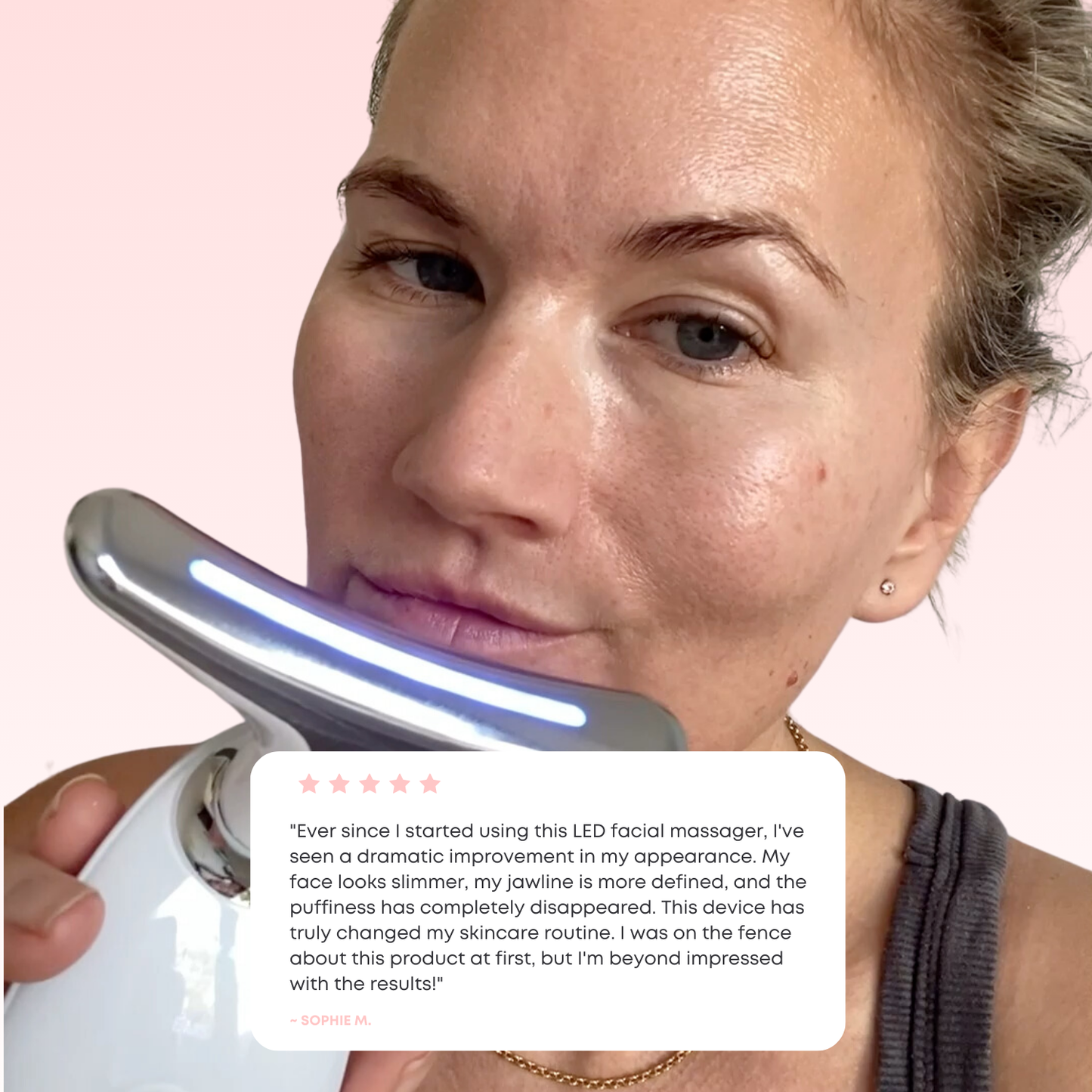 LuxGlow Skin Pro – 7-in-1 LED Anti-Aging Facial Sculptor