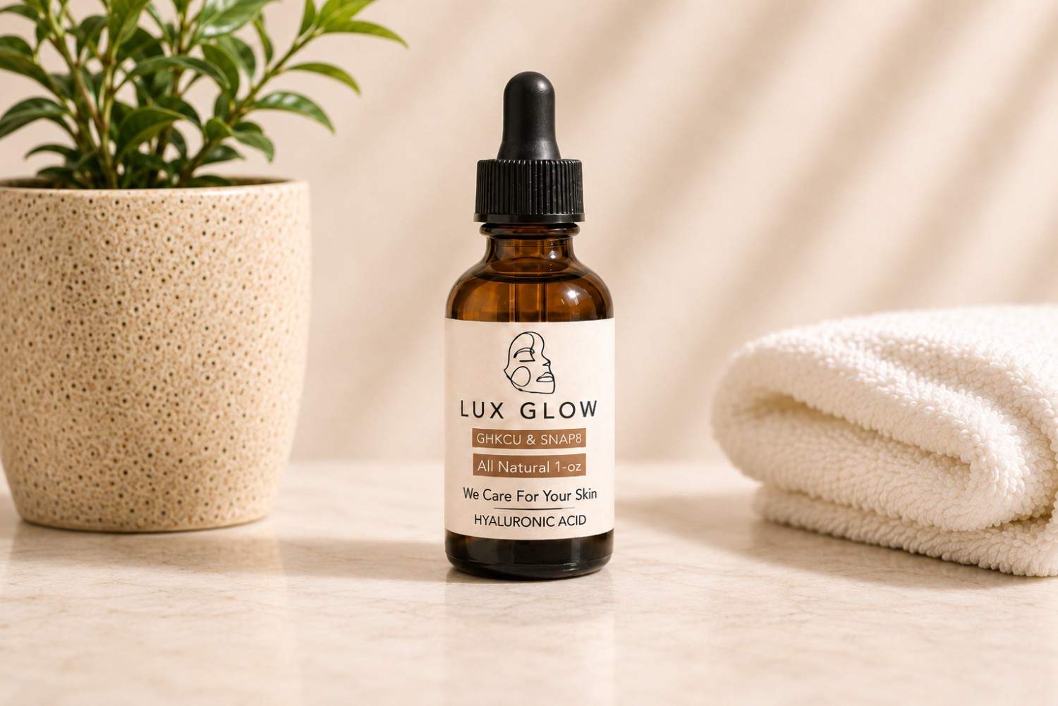 Lux Glow GHK-Cu + SNAP-8 Rejuvenation Serum – LUX GLOW