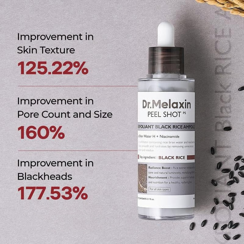 Glow Rice Peel Ampoule-Soft Rice Peeling Scrub